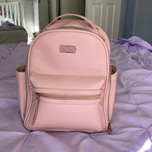 Itzy ritzy mini diaper bag in blush